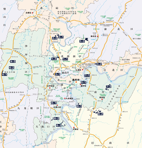 十六,南川区新城地块,总面积为317.07亩,规划建筑面积为443735.图片