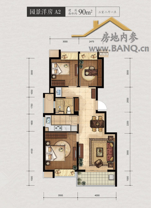 万科西庐户型谍报低密低层全景洋房