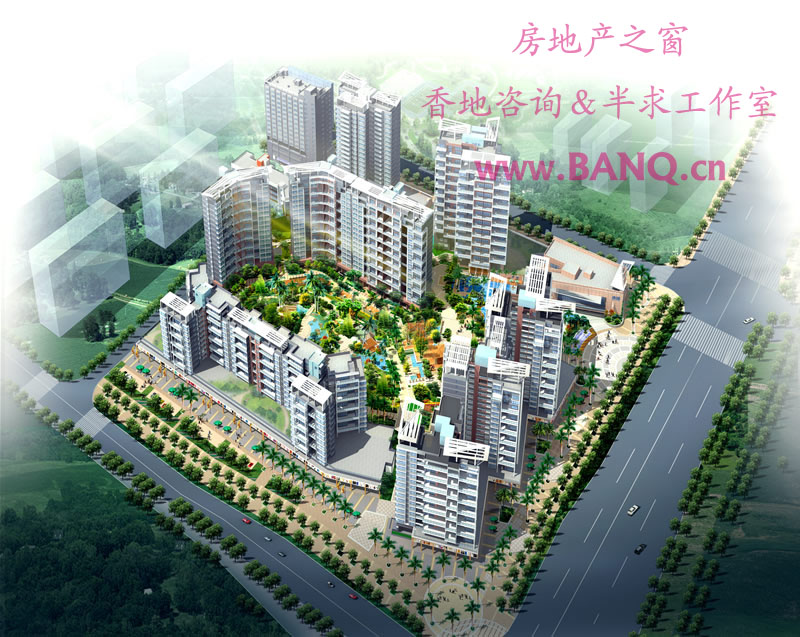 蛇口填海区·澳城效果图